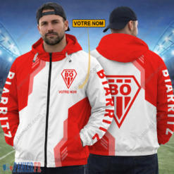 Biarritz Olympique PB – Hoodie ZipFlex Nouvelle édition avec nom personnalisé