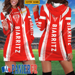 Biarritz Olympique PB – Robe hoodie femme Édition spéciale Avec Nom Personnalisé