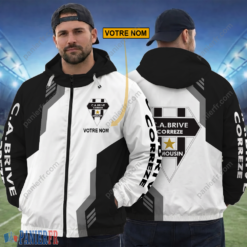 CA Brive – Hoodie ZipFlex Nouvelle édition avec nom personnalisé