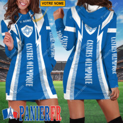 Castres Olympique – Robe hoodie femme Édition spéciale Avec Nom Personnalisé