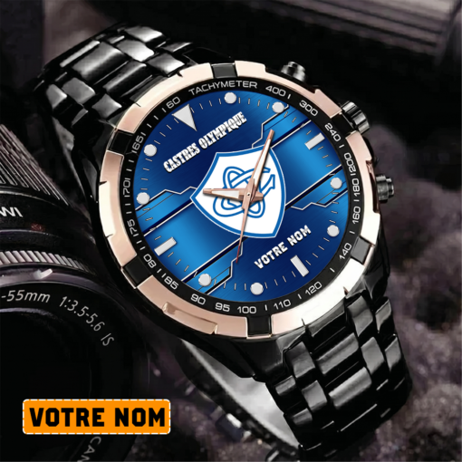Castres Olympique – Montre Aurora Nouvelle édition Avec Nom Personnalisé Castres Olympique – Montre Aurora Nouvelle édition Avec Nom Personnalisé