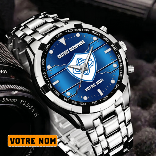 Castres Olympique – Montre Aurora Nouvelle édition Avec Nom Personnalisé Castres Olympique – Montre Aurora Nouvelle édition Avec Nom Personnalisé