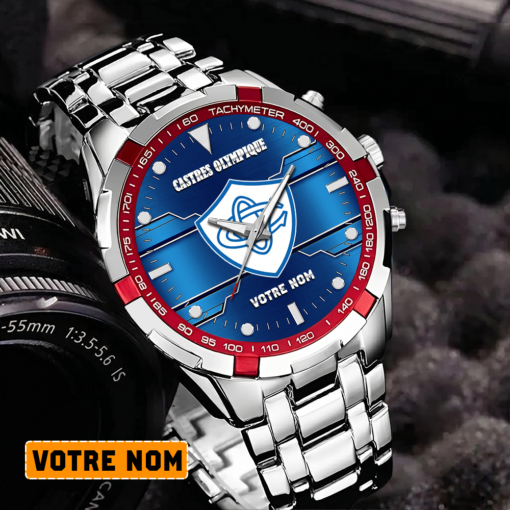 Castres Olympique – Montre Aurora Nouvelle édition Avec Nom Personnalisé Castres Olympique – Montre Aurora Nouvelle édition Avec Nom Personnalisé