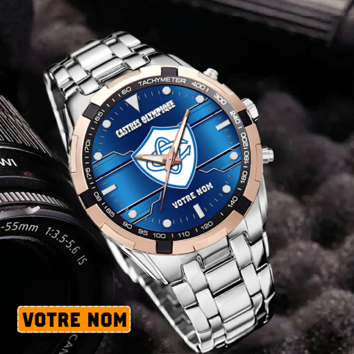Castres Olympique – Montre Aurora Nouvelle édition Avec Nom Personnalisé Castres Olympique – Montre Aurora Nouvelle édition Avec Nom Personnalisé