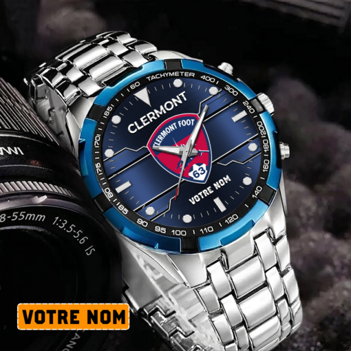 Clermont Foot 63 – Montre Aurora Nouvelle édition Avec Nom Personnalisé Clermont Foot 63 – Montre Aurora Nouvelle édition Avec Nom Personnalisé