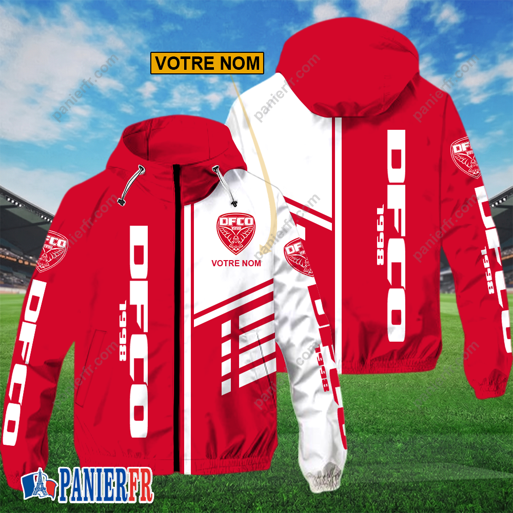 Dijon FCO – Hoodie ZipFlex Nouveau style avec nom personnalisé Dijon FCO – Hoodie ZipFlex Nouveau style avec nom personnalisé