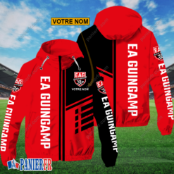 EA Guingamp – Hoodie ZipFlex Nouveau style avec nom personnalisé