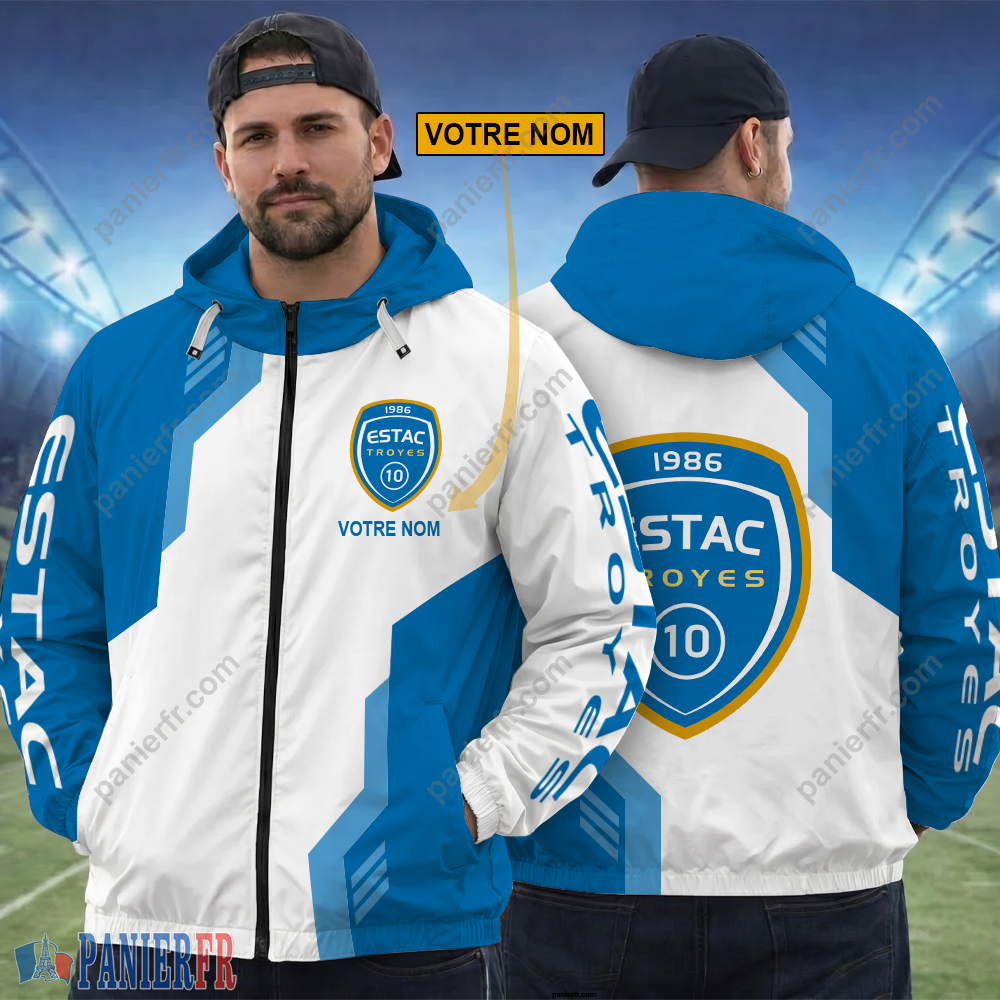 ESTAC Troyes – Hoodie ZipFlex Nouvelle édition avec nom personnalisé ESTAC Troyes – Hoodie ZipFlex Nouvelle édition avec nom personnalisé