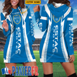 ESTAC Troyes – Robe hoodie femme Édition spéciale Avec Nom Personnalisé