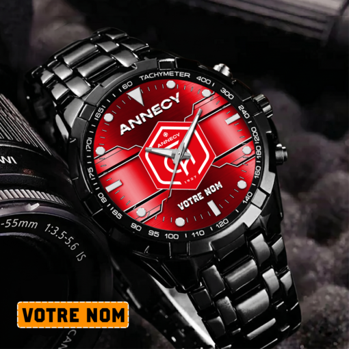 FC Annecy – Montre Aurora Nouvelle édition Avec Nom Personnalisé FC Annecy – Montre Aurora Nouvelle édition Avec Nom Personnalisé
