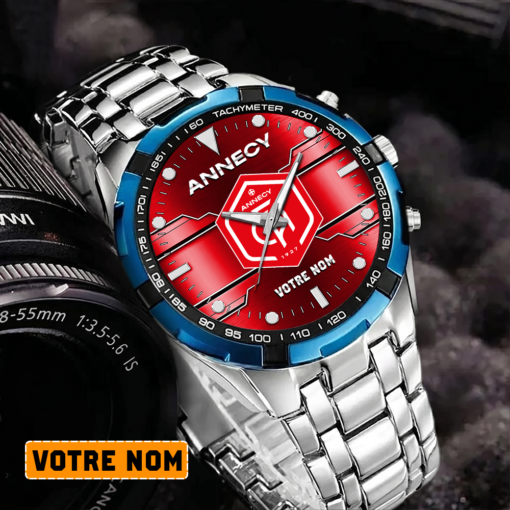 FC Annecy – Montre Aurora Nouvelle édition Avec Nom Personnalisé FC Annecy – Montre Aurora Nouvelle édition Avec Nom Personnalisé