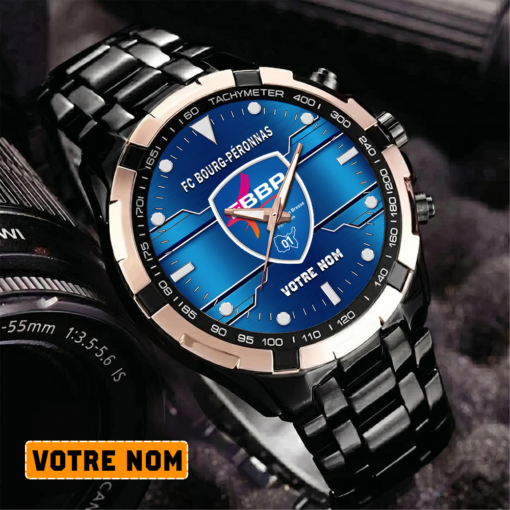 FC Bourg-Péronnas – Montre Aurora Nouvelle édition Avec Nom Personnalisé FC Bourg-Péronnas – Montre Aurora Nouvelle édition Avec Nom Personnalisé