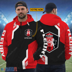 FC Fleury 91 – Hoodie ZipFlex Nouvelle édition avec nom personnalisé