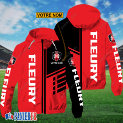 FC Fleury 91 – Hoodie ZipFlex Nouveau style avec nom personnalisé