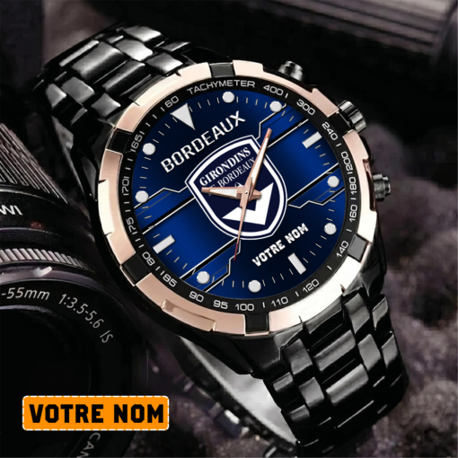 FC Girondins de Bordeaux – Montre Aurora Nouvelle édition Avec Nom Personnalisé FC Girondins de Bordeaux – Montre Aurora Nouvelle édition Avec Nom Personnalisé