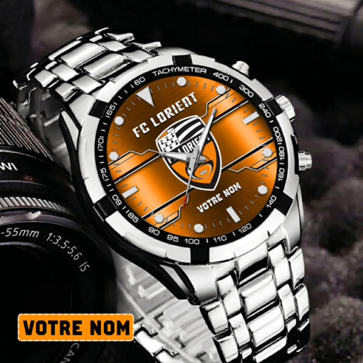 FC Lorient – Montre Aurora Nouvelle édition Avec Nom Personnalisé FC Lorient – Montre Aurora Nouvelle édition Avec Nom Personnalisé