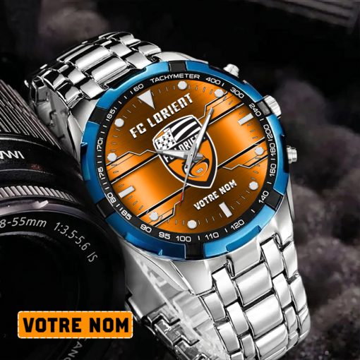 FC Lorient – Montre Aurora Nouvelle édition Avec Nom Personnalisé FC Lorient – Montre Aurora Nouvelle édition Avec Nom Personnalisé