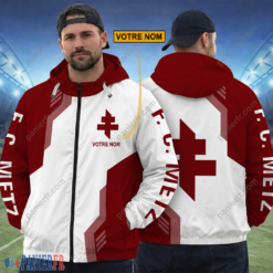 FC Metz – Hoodie ZipFlex Nouvelle édition avec nom personnalisé