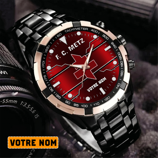 FC Metz – Montre Aurora Nouvelle édition Avec Nom Personnalisé FC Metz – Montre Aurora Nouvelle édition Avec Nom Personnalisé