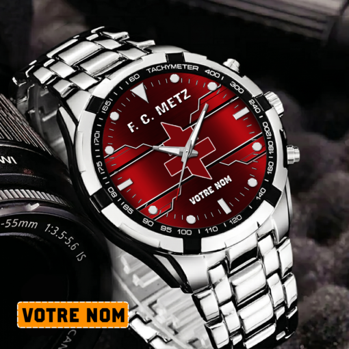 FC Metz – Montre Aurora Nouvelle édition Avec Nom Personnalisé FC Metz – Montre Aurora Nouvelle édition Avec Nom Personnalisé