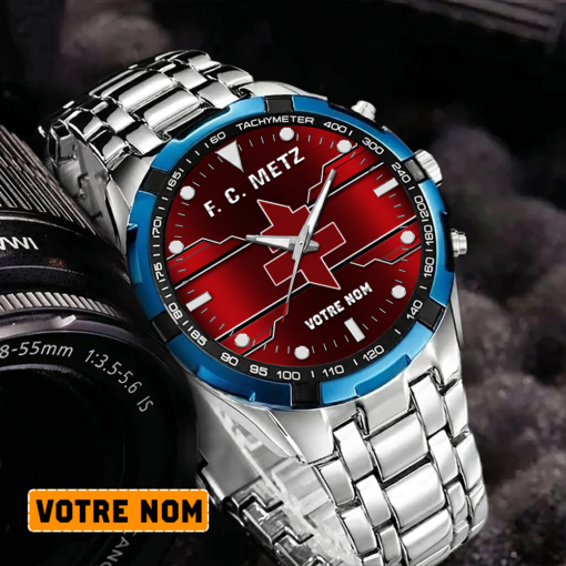 FC Metz – Montre Aurora Nouvelle édition Avec Nom Personnalisé FC Metz – Montre Aurora Nouvelle édition Avec Nom Personnalisé