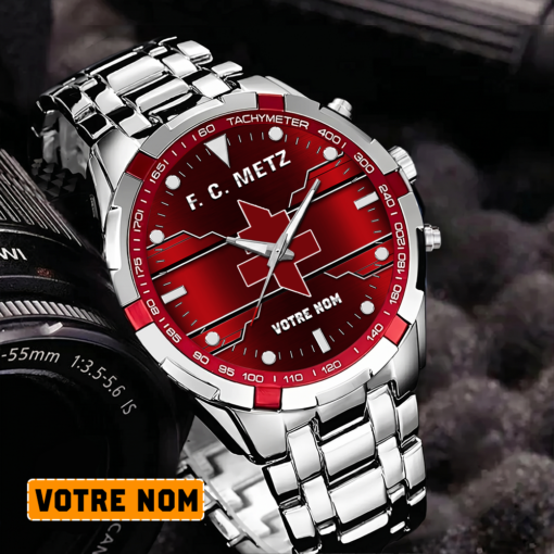 FC Metz – Montre Aurora Nouvelle édition Avec Nom Personnalisé FC Metz – Montre Aurora Nouvelle édition Avec Nom Personnalisé