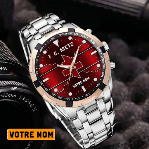 FC Metz – Montre Aurora Nouvelle édition Avec Nom Personnalisé FC Metz – Montre Aurora Nouvelle édition Avec Nom Personnalisé