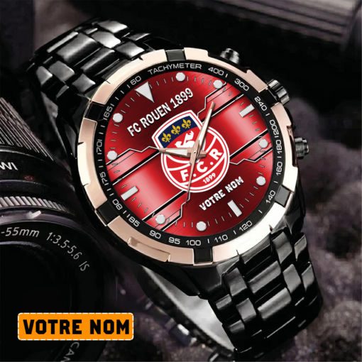 FC Rouen 1899 – Montre Aurora Nouvelle édition Avec Nom Personnalisé FC Rouen 1899 – Montre Aurora Nouvelle édition Avec Nom Personnalisé