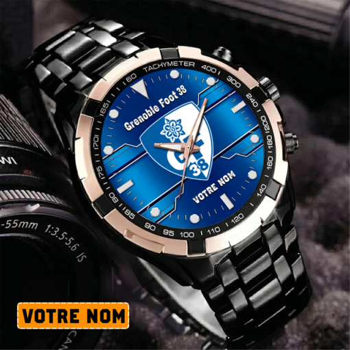 Grenoble Foot 38 – Montre Aurora Nouvelle édition Avec Nom Personnalisé Grenoble Foot 38 – Montre Aurora Nouvelle édition Avec Nom Personnalisé
