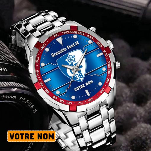 Grenoble Foot 38 – Montre Aurora Nouvelle édition Avec Nom Personnalisé Grenoble Foot 38 – Montre Aurora Nouvelle édition Avec Nom Personnalisé