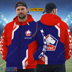 LOSC Lille – Hoodie ZipFlex Nouvelle édition avec nom personnalisé