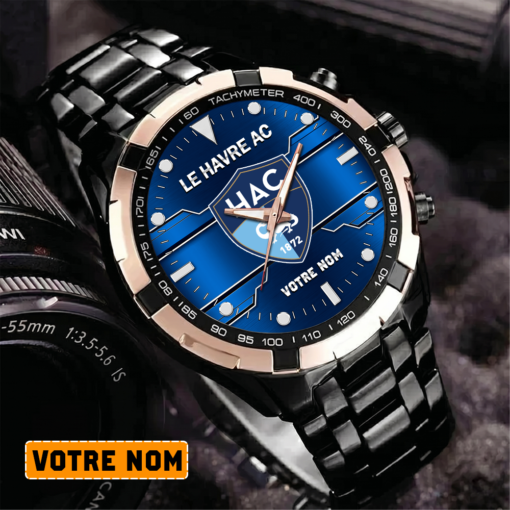 Le Havre AC – Montre Aurora Nouvelle édition Avec Nom Personnalisé Le Havre AC – Montre Aurora Nouvelle édition Avec Nom Personnalisé