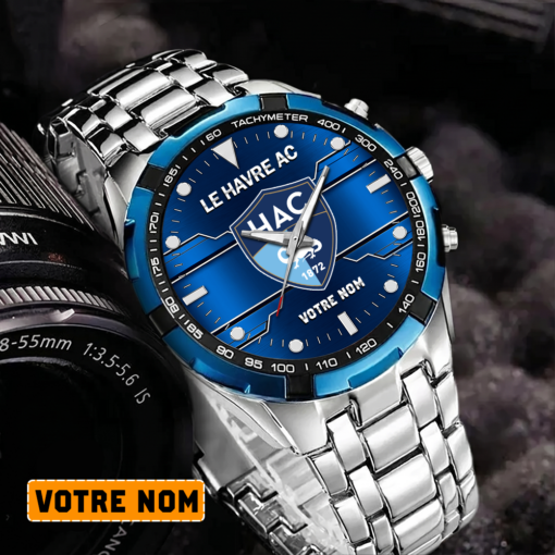 Le Havre AC – Montre Aurora Nouvelle édition Avec Nom Personnalisé Le Havre AC – Montre Aurora Nouvelle édition Avec Nom Personnalisé