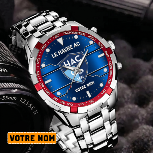 Le Havre AC – Montre Aurora Nouvelle édition Avec Nom Personnalisé Le Havre AC – Montre Aurora Nouvelle édition Avec Nom Personnalisé