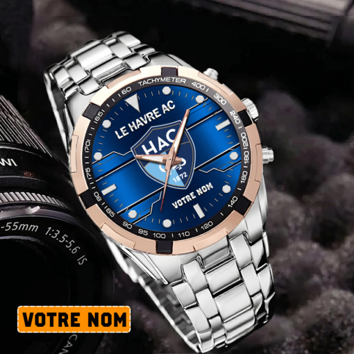 Le Havre AC – Montre Aurora Nouvelle édition Avec Nom Personnalisé Le Havre AC – Montre Aurora Nouvelle édition Avec Nom Personnalisé