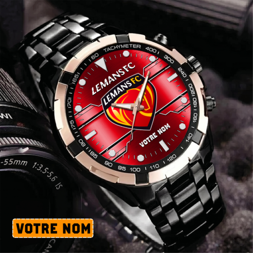 Le Mans FC – Montre Aurora Nouvelle édition Avec Nom Personnalisé Le Mans FC – Montre Aurora Nouvelle édition Avec Nom Personnalisé