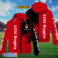 Lyon OU – Hoodie ZipFlex Nouveau style avec nom personnalisé