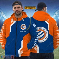 Montpellier HSC – Hoodie ZipFlex Nouvelle édition avec nom personnalisé