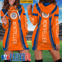 Montpellier HSC – Robe hoodie femme Édition spéciale Avec Nom Personnalisé