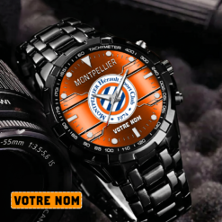 Montpellier HSC – Montre Aurora Nouvelle édition Avec Nom Personnalisé