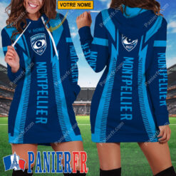 Montpellier Hérault Rugby – Robe hoodie femme Édition spéciale Avec Nom Personnalisé