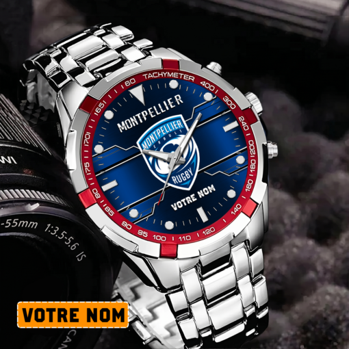Montpellier Hérault Rugby – Montre Aurora Nouvelle édition Avec Nom Personnalisé Montpellier Hérault Rugby – Montre Aurora Nouvelle édition Avec Nom Personnalisé