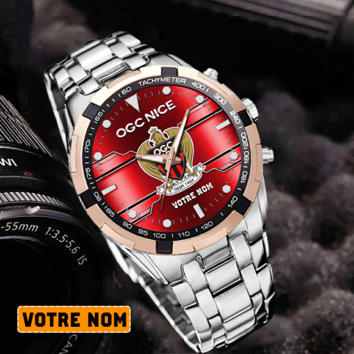 OGC Nice – Montre Aurora Nouvelle édition Avec Nom Personnalisé OGC Nice – Montre Aurora Nouvelle édition Avec Nom Personnalisé