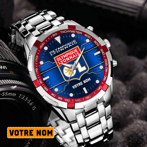 Olympique Lyonnais – Montre Aurora Nouvelle édition Avec Nom Personnalisé Olympique Lyonnais – Montre Aurora Nouvelle édition Avec Nom Personnalisé