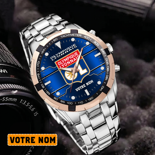 Olympique Lyonnais – Montre Aurora Nouvelle édition Avec Nom Personnalisé Olympique Lyonnais – Montre Aurora Nouvelle édition Avec Nom Personnalisé