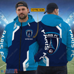 Paris FC – Hoodie ZipFlex Nouvelle édition avec nom personnalisé