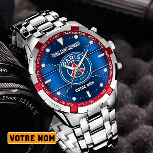 Paris Saint-Germain – Montre Aurora Nouvelle édition Avec Nom Personnalisé Paris Saint-Germain – Montre Aurora Nouvelle édition Avec Nom Personnalisé