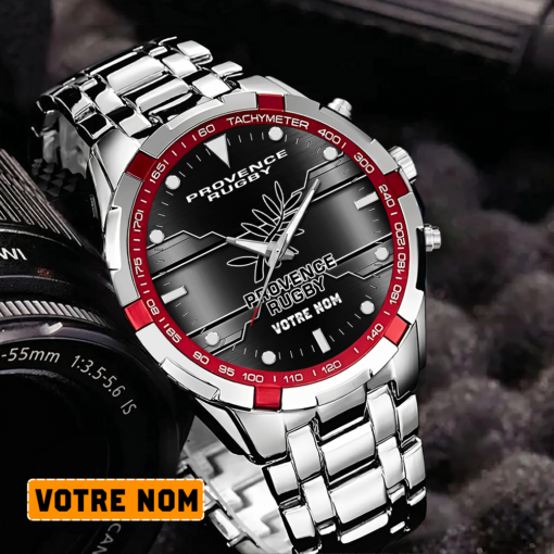 Provence Rugby – Montre Aurora Nouvelle édition Avec Nom Personnalisé Provence Rugby – Montre Aurora Nouvelle édition Avec Nom Personnalisé