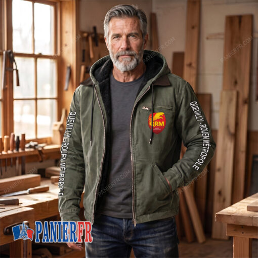 Quevilly – Rouen Métropole – Hoodie en flanelle nouvelle édition Quevilly – Rouen Métropole – Hoodie en flanelle nouvelle édition