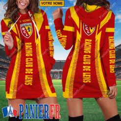 RC Lens – Robe hoodie femme Édition spéciale Avec Nom Personnalisé